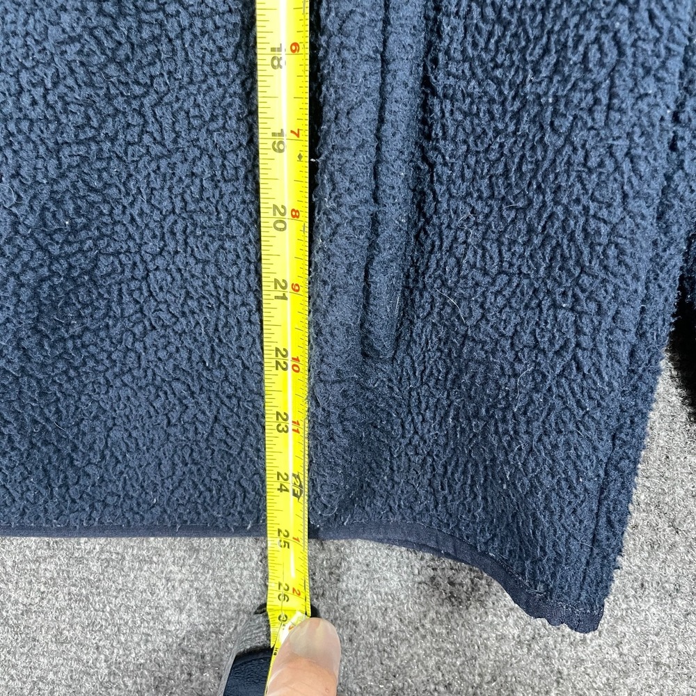 Vineyard Vines Half Zip Deep Pile Fleece Jacket Navy Blue Womens Small #2561 - Picture 9 of 10